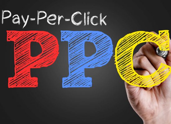 Hand writing the text: Pay-Per-Click